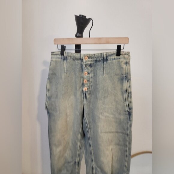 We the Free Osaka Mid-Rise Barrel Jeans Size 27 - Picture 2 of 9